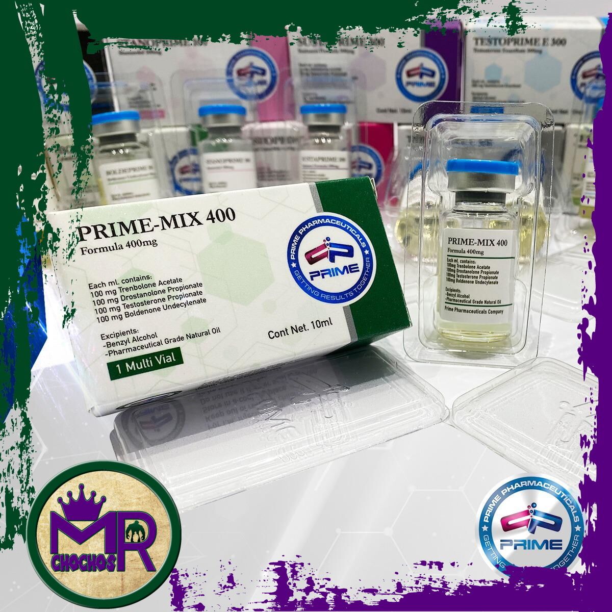 PRIME MIX 400 MG 10 ML - PRIME PHARMACEUTICALS - Imagen 2