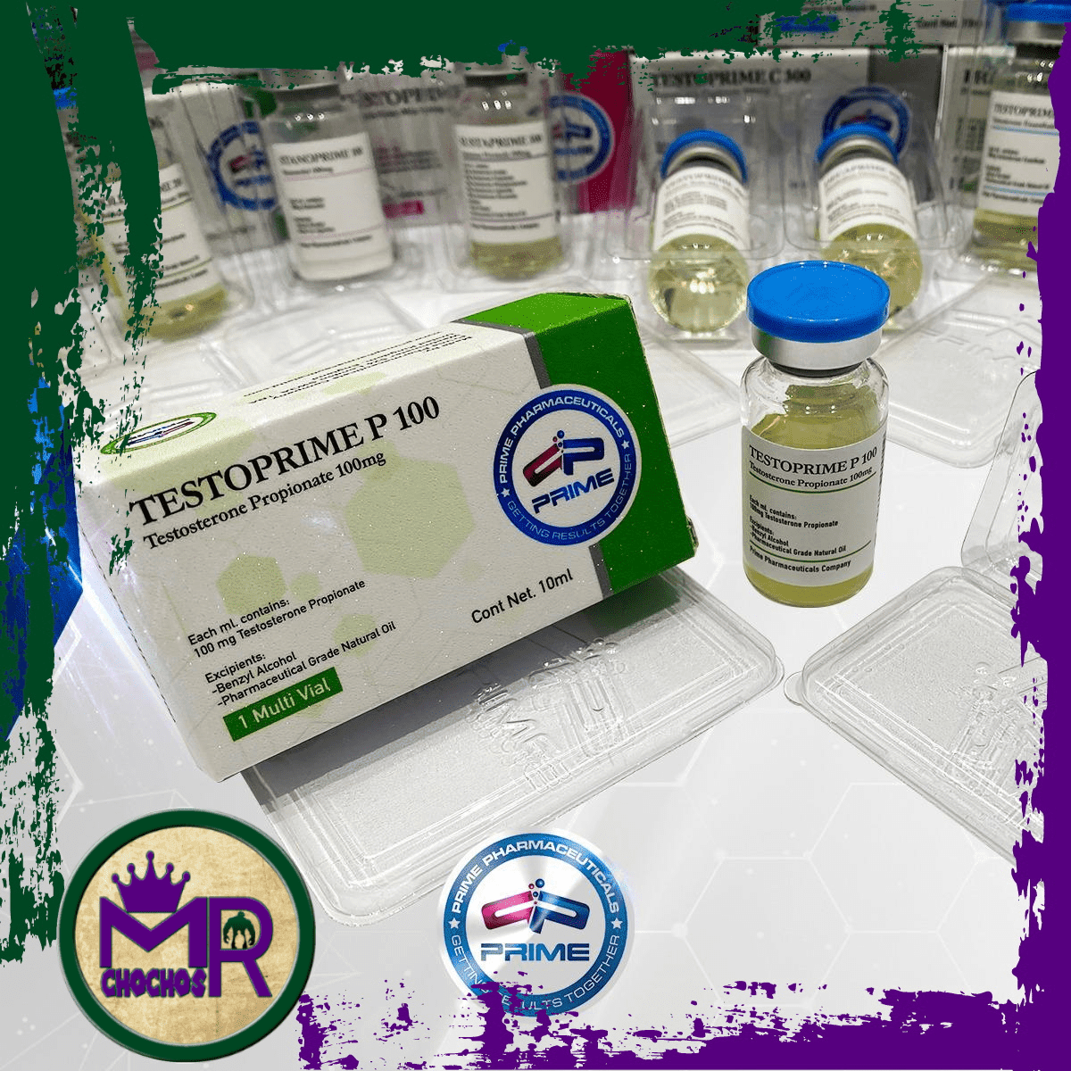 Testoprime P 100 mg 10 ml - Prime Pharmaceuticals - Imagen 3