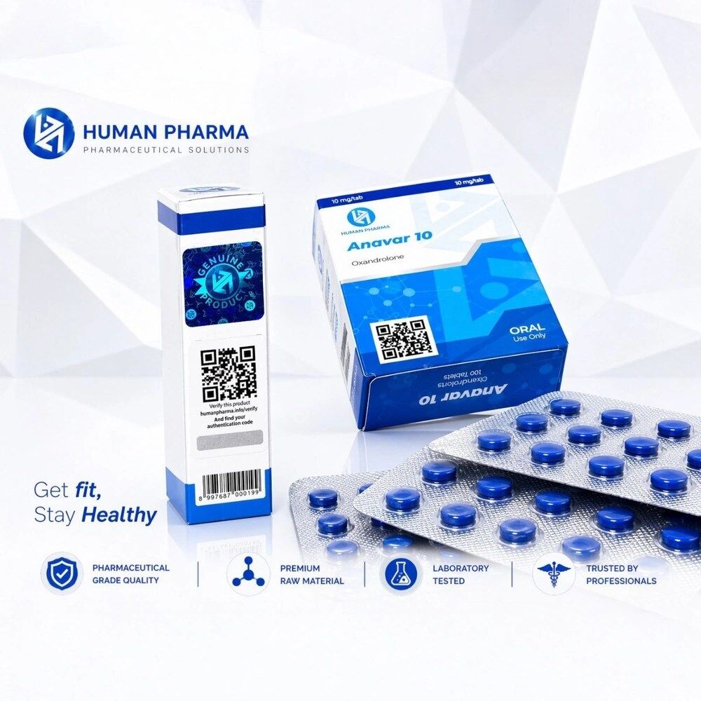 ANAVAR 10MG 60 PILLS – HUMAN PHARMA - Imagen 2