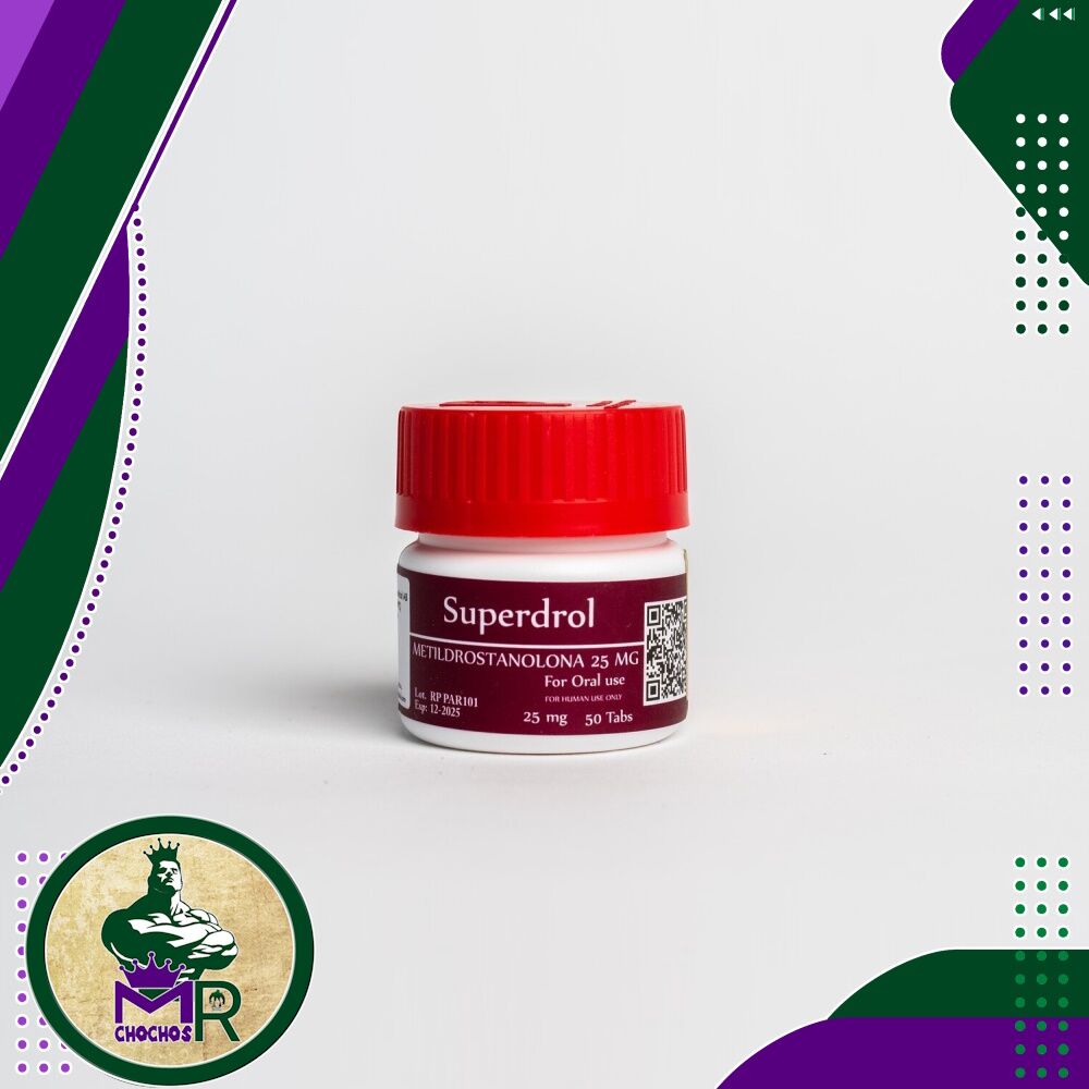 SUPERDROL 25 mg (Metildrostanolona) | 50 tabletas | ROTTERDAM PHARMACEUTICAL - Imagen 2