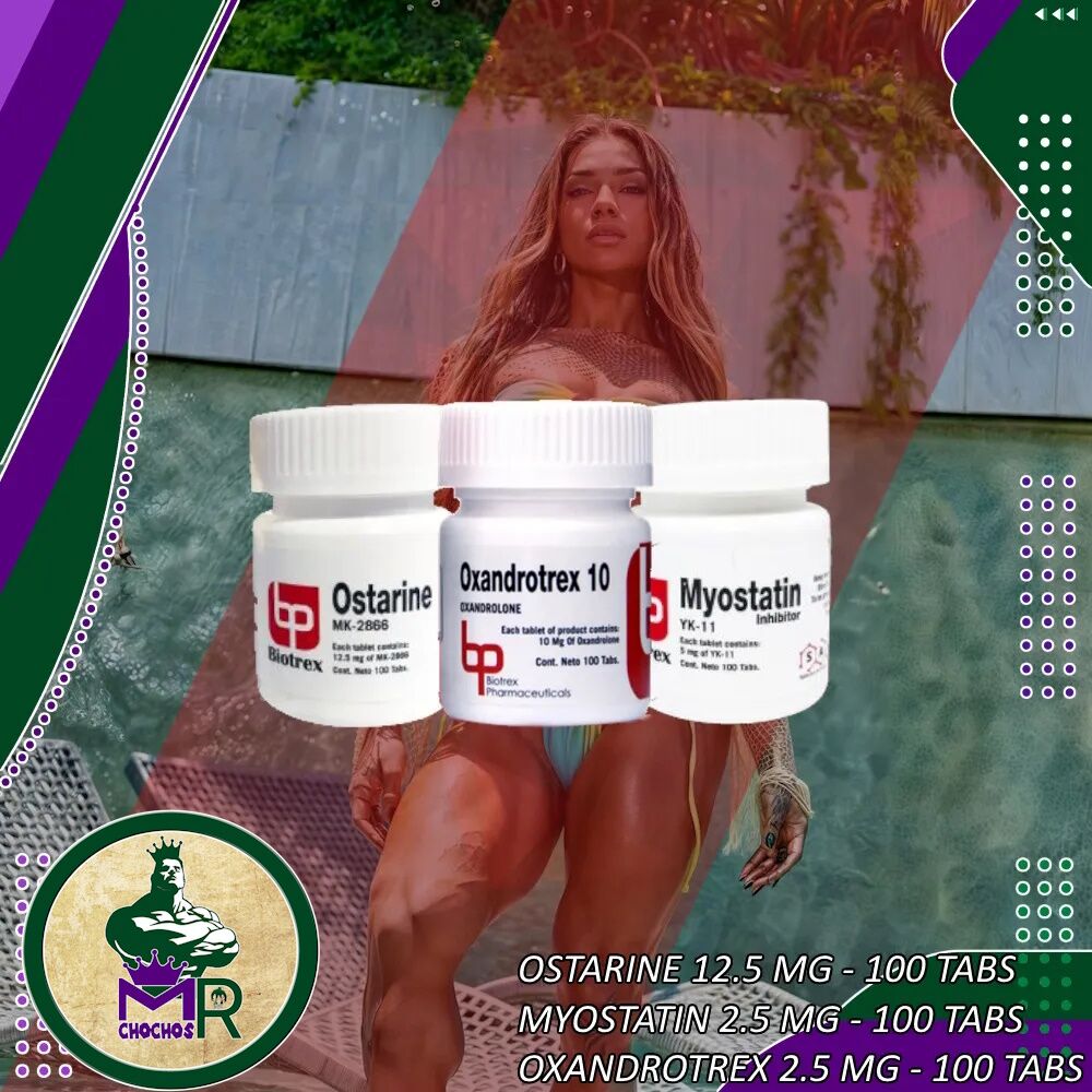 CICLO MIXTO DE MASA MAGRA II (OXANDROLONA - OSTARINE - MYOSTATIN) BIOTREX