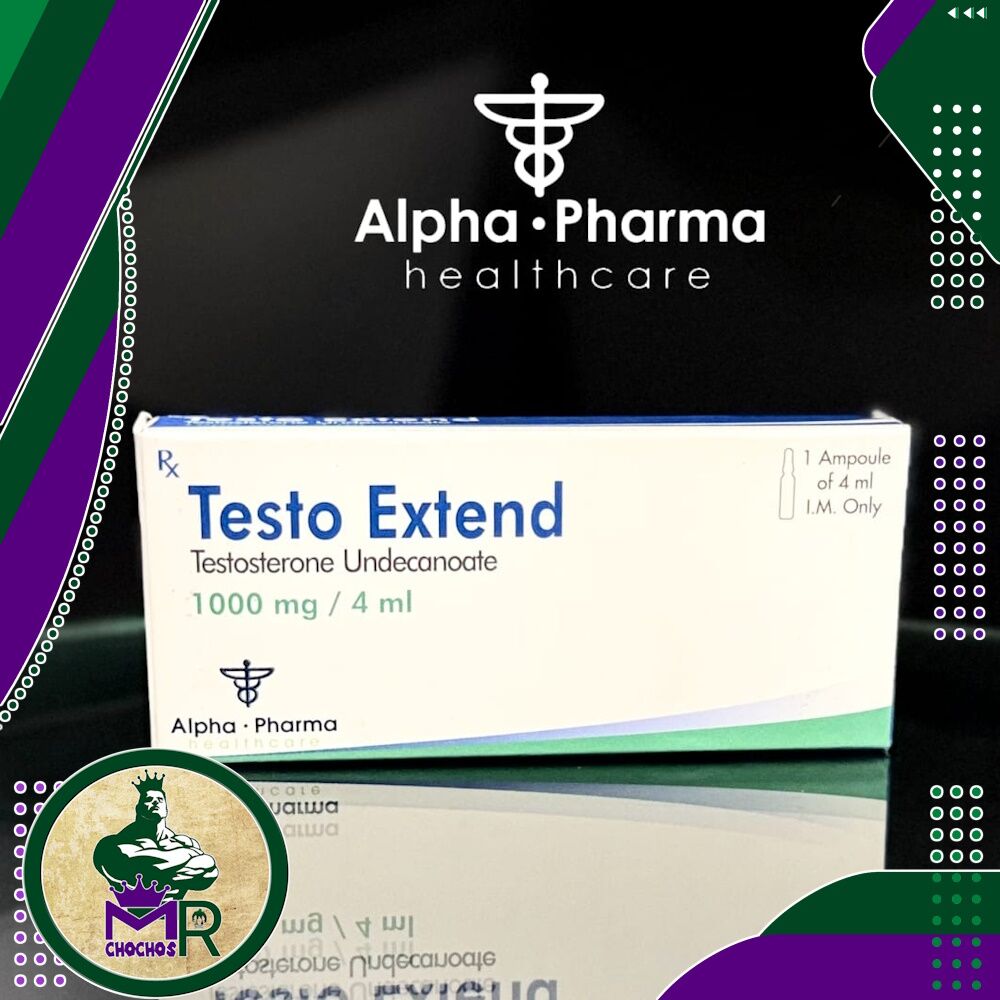 Testo Extend 1000 mg x 4 ml (Undecanoato de Testosterona) - Alpha Pharma